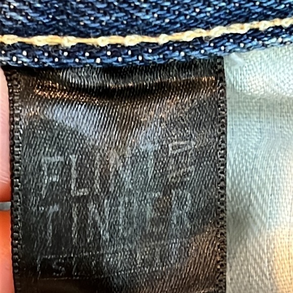 Flint and Tinder Jeans Slim Fit Button Fly Stretch Huckberry 29x28 - Picture 8 of 9